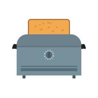 Toaster Flat Multicolor Icon vector