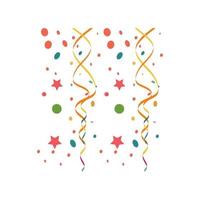 Fireworks Flat Multicolor Icon vector