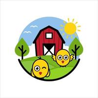Kids Kindergarten Logo Template vector