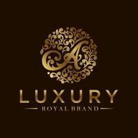 Golden Luxury Logo Design Vector Template