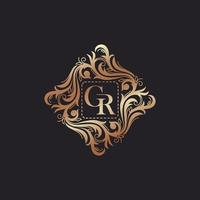 Golden Luxury Logo Design Vector Template