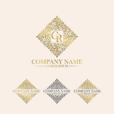 Golden Luxury Logo Design Vector Template