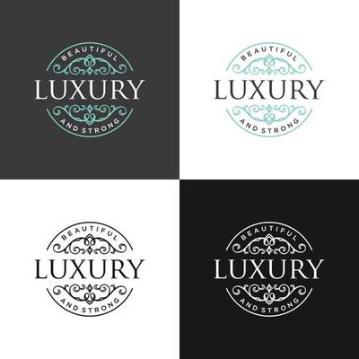 Golden Luxury Logo Design Vector Template