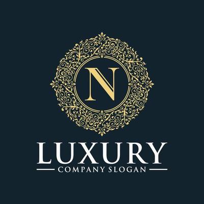 Golden Luxury Logo Design Vector Template