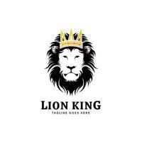 el rey león plantilla de logotipo vector de estilo tribal