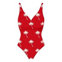 Cute women's swimwear. Fashionable swimsuits. Women's swimsuits for summer vacation vector