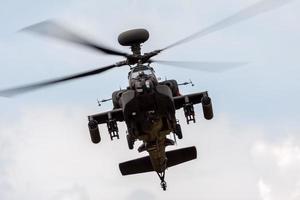 Biggin Hill, Kent, UK, 2009. Blue Eagles Apache Aerial Display at Biggin Hill Airshow photo