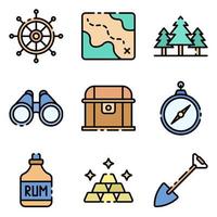 Treasure Hunter Stuff vector