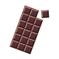 diseño de vector de ilustración de barra de chocolate