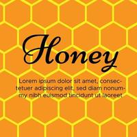 honeycomb pattern background template vector design