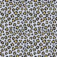 Leopard pattern. Seamless vector animal skin background in simple hand drawn style. Bright wildlife illustration. Good for paper, fabric, textile, wrapping, cover, web.