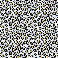 Leopard pattern. Seamless vector animal skin background in simple hand drawn style. Bright wildlife illustration. Good for paper, fabric, textile, wrapping, cover, web.