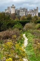 ARUNDEL, WEST SUSSEX, UK, 2011. View up to Arundel Castle photo