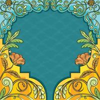 Art Nouveau Digital Background vector