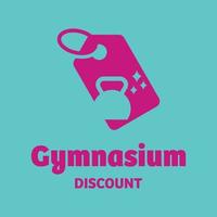 Gymnasium Discount Logo vector