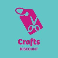 Crafts Discount Logo vector