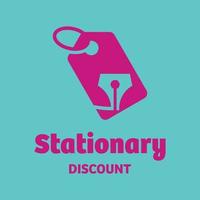 Stationary Discount Logo vector