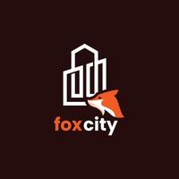 City Fox Logo vector