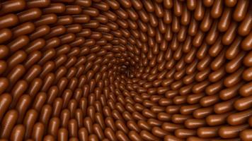 Illustration of the chocolate candies spiral background photo