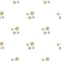 Floral seamless vector pattern with flowers. Spring flora. Simple hand-drawn kids style. Pretty ditsy for fabric, textile, wallpaper. Digital paper in white background