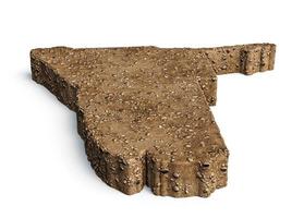 Namibia map soil land geology cross section Rock ground texture 3d illustration photo