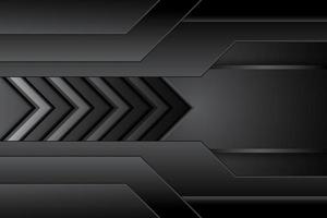 abstract metal carbon texture modern with arrow  black contrast on dark design futuristic technology background. vector illustration