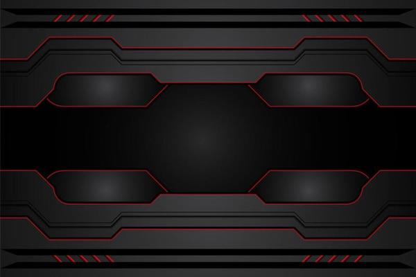 metal plate black and contrast red stripes on steel mesh. template modern technology design background. vector illustration