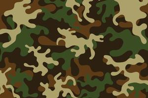 fondo de diseño de patrón de soldado de camuflaje. estilo de ropa estampado de repetición de camuflaje verde militar y marrón. ilustración vectorial vector