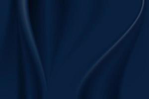 abstract wavy luxury dark blue. cloth texture wave shadow soft crumpled fabric background. illustration vector