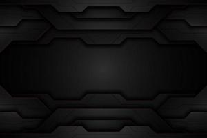 abstract metal black texture and line contrast red on metallic sheet template modern technology design background. vector illustration