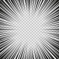 Radial speed line burst in retro style on light background. Design template vector. Retro vintage style. Burst symbol template. Comic Book Design Element. vector