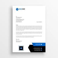 Corporate Business letterhead template vector