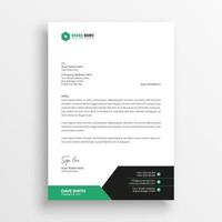 Corporate Business letterhead template vector