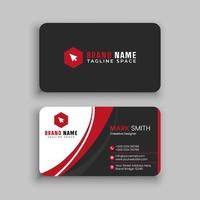 Business Card Design Template vector