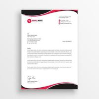 Corporate Business letterhead template vector