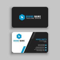 Business Card Design Template vector