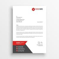 Corporate Business letterhead template vector