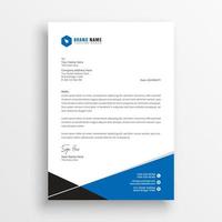 Corporate Business letterhead template vector