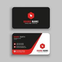 Business card design template vector