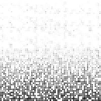 patrón de semitonos futurista abstracto. fondo abstracto en blanco y negro. efecto de trama de semitonos vector