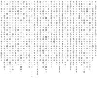 Abstract Matrix Background. Binary Computer Code. Coding. Hacker concept. Vector Background Illustration