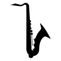 Trumpet symbol icon on white background. Vector illustration.