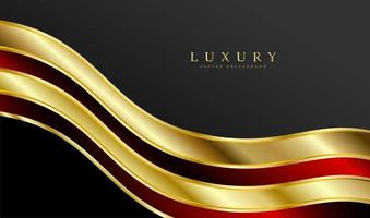 Luxury with golden vector