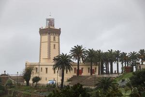 faro de cabo spartel en tánger, marruecos foto