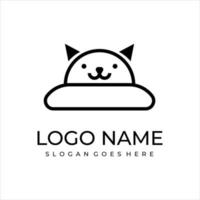 logotipo de perro creativo vector