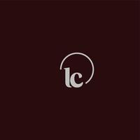 LC initials logo monogram vector