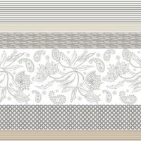textile pattern, ethnic flower abstract modern color pattern, vector
