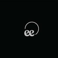 EE initials logo monogram vector