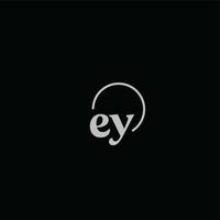 EY initials logo monogram vector