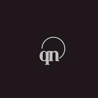QN initials logo monogram vector